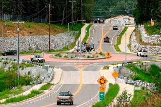 States introduce new roundabouts rules for truck driving