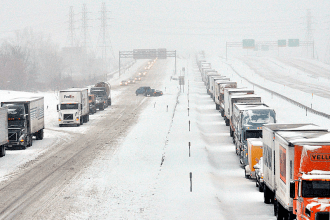 Pennsylvania and other states impose truck ban due to winter storm