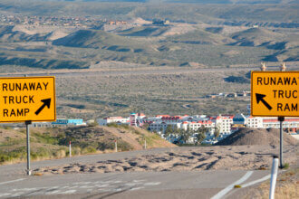 Nevada to close an emergency truck escape ramp