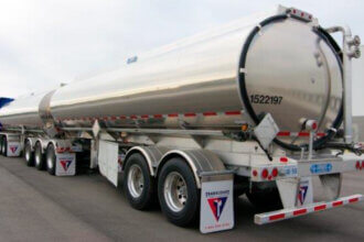 How many gallons does a semi-truck hold?